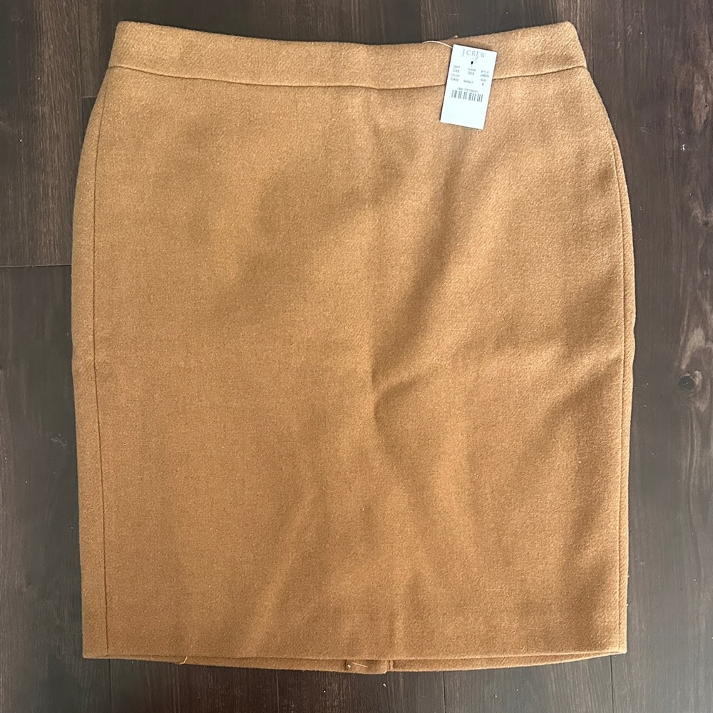 J. Crew Camel Pencil Skirt